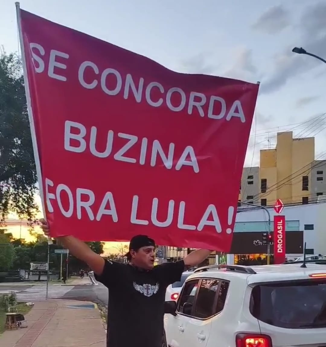 Buzinaço contra Lula agita Parque do Povo em Prudente